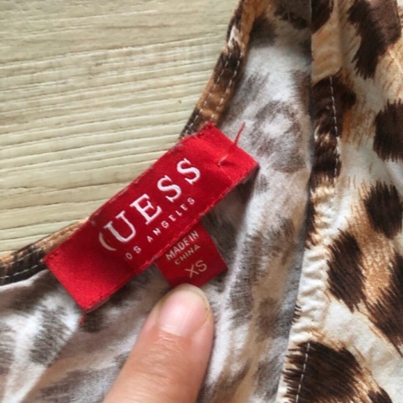 Guess Leopard Print Sleeveless Romper - Picture 3 of 7